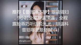 推荐【蔷薇睡不够】眼镜骚妇，9小时全裸掰逼揉逼，全程露脸乖巧听话脱光光，掰逼科普插哪里最舒服 (1)